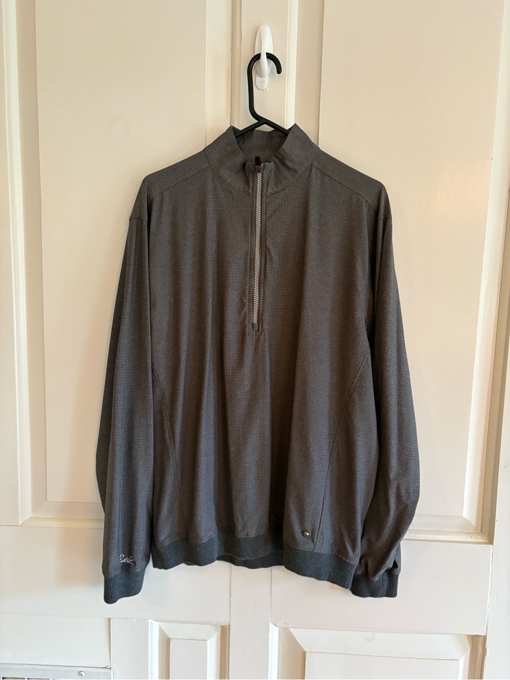 Arnold Palmer Men's Half-Zip - Charcoal Grey Large Golf Jacket/Windbreaker